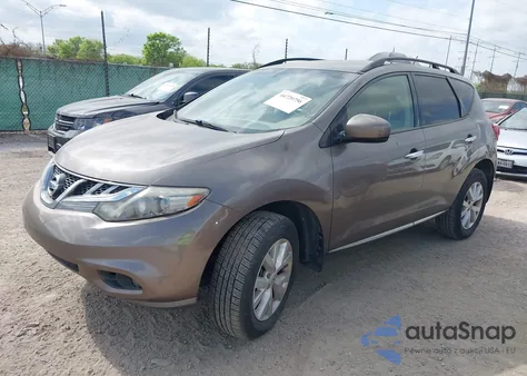 2013 Nissan Murano Sv из США, поврежденный, VIN JN8AZ1MU5DW208069
